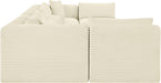 Shaggy - 7 Piece Modular U-Shaped Armless Sectional - Simple Home Plus