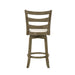 Melindra - Modern Farmhouse Swivel Wood Counter Height Kitchen Bar Stool - Simple Home Plus
