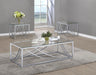 Lille - Glass Top Coffee And End Table Set - Simple Home Plus