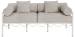 Portofino - Resilient Water Repellent Fabric 69.75" Upholstered Outdoor Patio Loveseat - Simple Home Plus