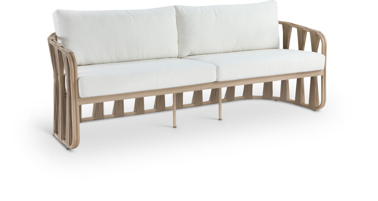 San Pietro - Resilient Waterproof Fabric 90.5" Upholstered Outdoor Patio Sofa - Simple Home Plus