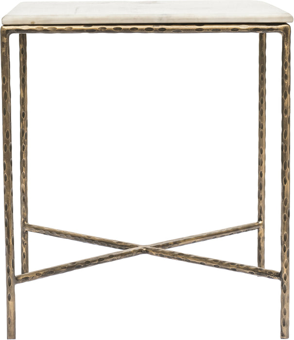 Valen - Marble And Iron Table - Simple Home Plus
