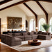 Stellar - 7 Piece Chenille Fabric Upholstered Modular Sectional - Simple Home Plus