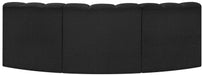 Arc - Boucle Fabric 3 Piece Modular Corner Sofa - Simple Home Plus