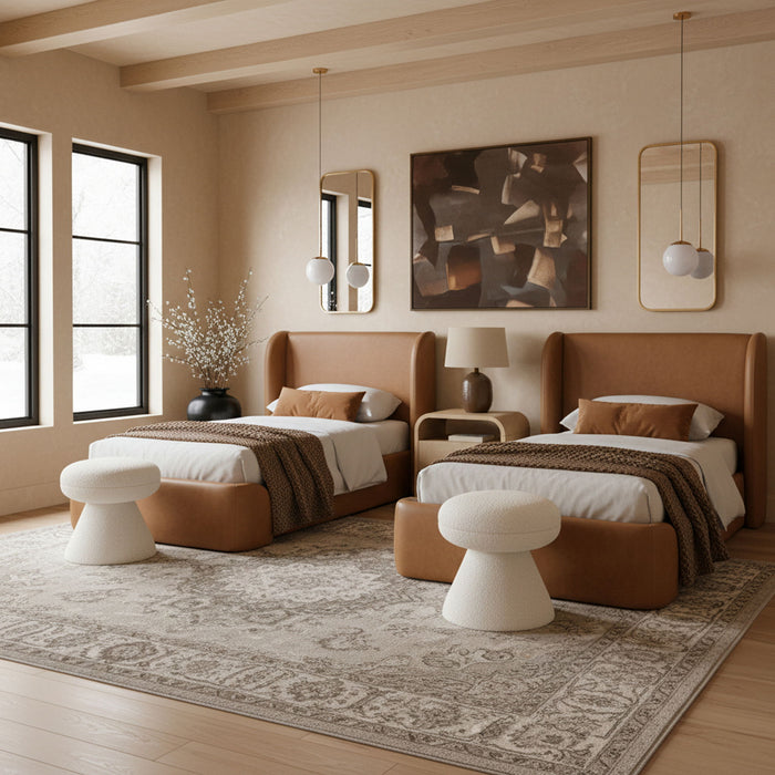 Warby - Upholstered Bed - Simple Home Plus