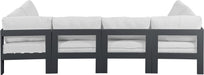 Nizuc - Outdoor Patio 6 Piece Modular Sectional With Gray Frame - Simple Home Plus