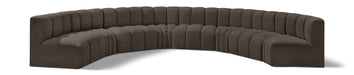 Arc - Boucle Fabric 8 Piece U-Shaped Modular Sofa - Simple Home Plus
