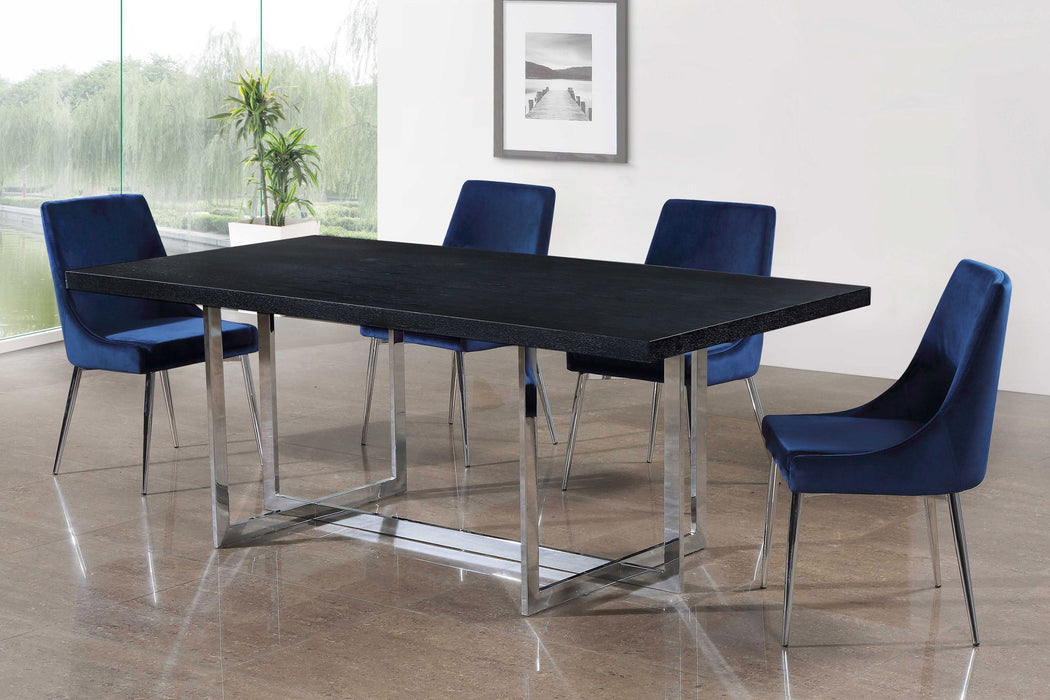 Karina - Dining Chair with Chrome Legs (Set of 2) - Simple Home Plus
