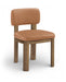 Paloma - Vegan Leather Upholstered Dining Chair (Set of 2) - Brown Frame - Simple Home Plus
