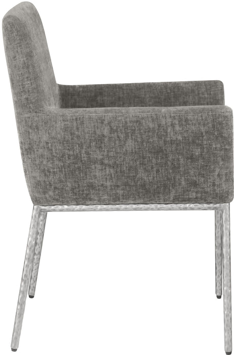 Reeves - Dining Chair With Silver Legs (Set of 2) - Simple Home Plus
