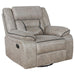 Greer - Upholstered Swivel Glider Recliner Chair - Simple Home Plus