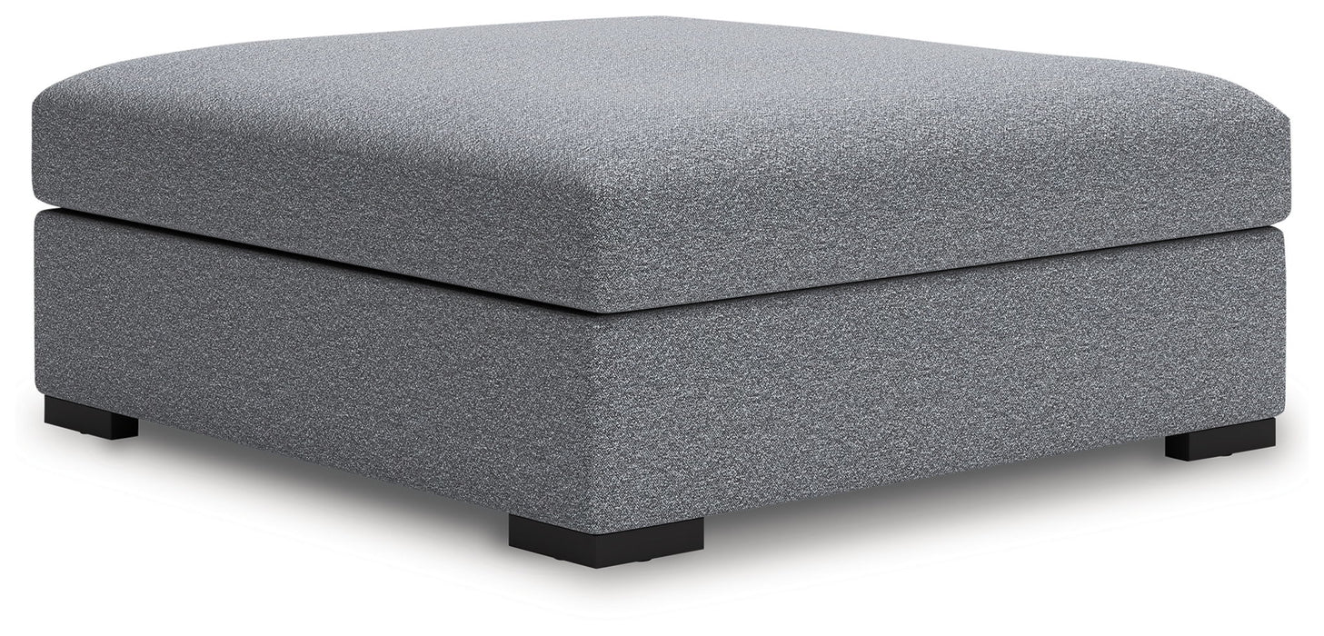 Bealton - Salt And Pepper - Oversized Accent Ottoman - Simple Home Plus
