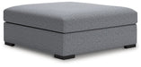 Bealton - Salt And Pepper - Oversized Accent Ottoman - Simple Home Plus
