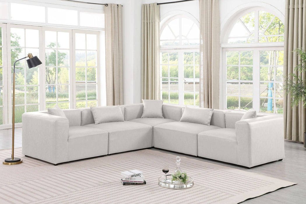 Cube - 5 Piece Modular Corner Sectional - Simple Home Plus