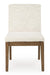 Marxmore - Dining Upholstered Side Chair (Set of 2) - Beige / Brown - Simple Home Plus