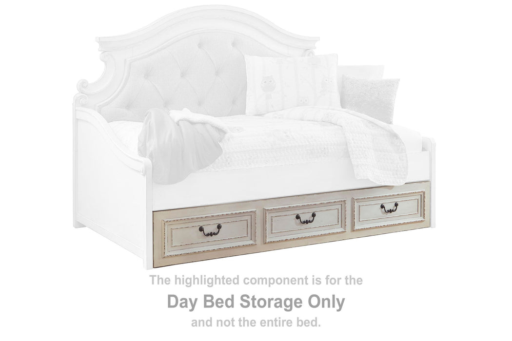 Realyn - Day Bed Drawer Storage - Chipped White - Simple Home Plus