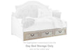 Realyn - Day Bed Drawer Storage - Chipped White - Simple Home Plus