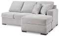 Gabyleigh - Raf Sofa Chaise - Nickel - Simple Home Plus