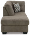 Mahoney - Laf Corner Chaise - Chocolate - Simple Home Plus