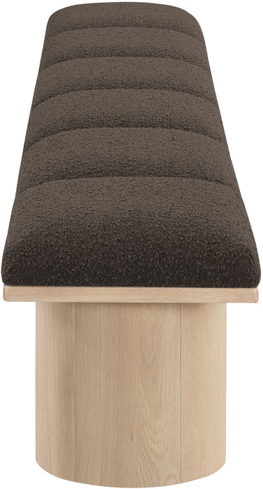 Pavilion - 6 Piece Modular Bench With Natural Base - Simple Home Plus