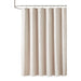 Metro - Woven Clipped Solid Shower Curtain - Sand - Simple Home Plus