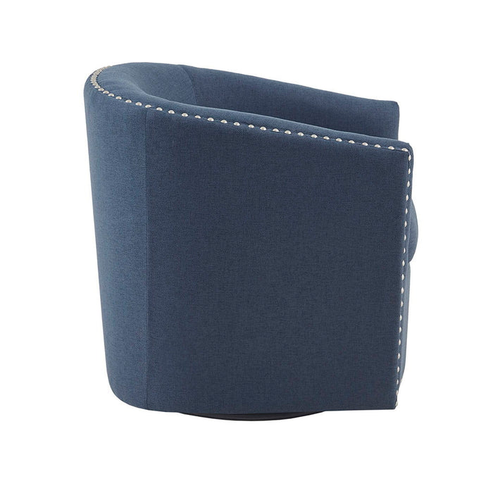 Tyler - Swivel Chair - Blue