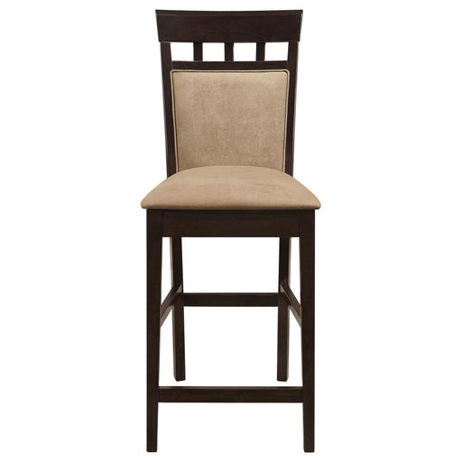 Gabriel - Closed Back Counter Chair (Set of 2) - Cappuccino - Simple Home Plus