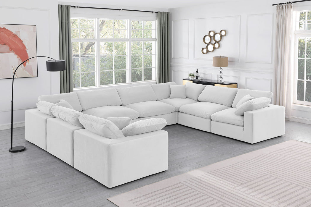 Comfy - 8 Piece Velvet Modular Sectional - Simple Home Plus