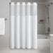 Plain Weave - Essential Fabric Shower Curtain - White - Simple Home Plus