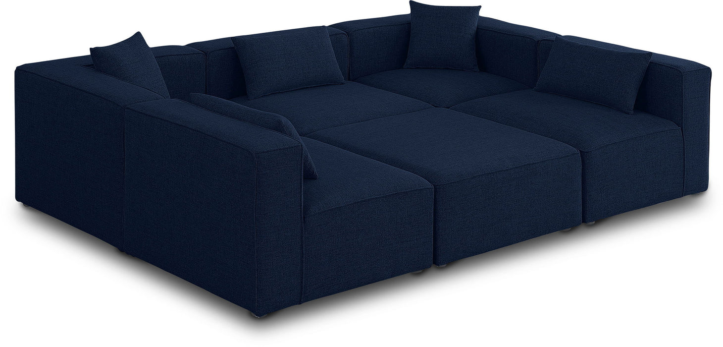 Cube - Linen 6 Piece Modular Sectional - Simple Home Plus