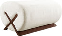 Akira - Fabric Upholstered Ottoman - Simple Home Plus