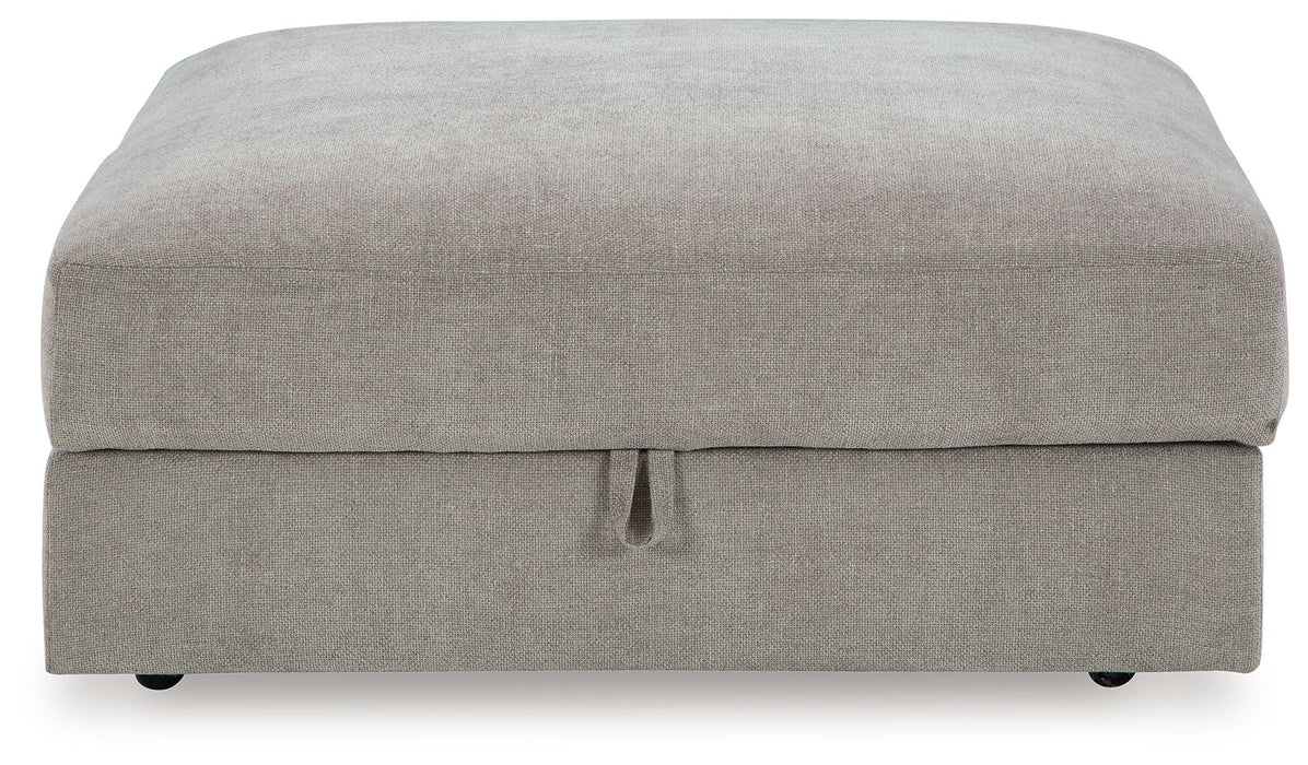 Aslan Court - Pebble - Ottoman With Storage - Simple Home Plus