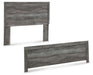 Bronyan - Queen Panel HDBD/Ftbd - Dark Gray - Simple Home Plus