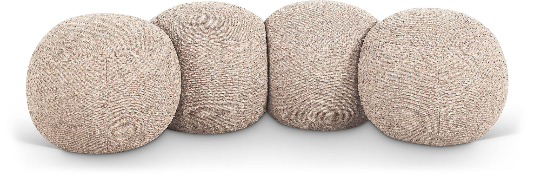 Apollo - Boucle Fabric Bench - Simple Home Plus