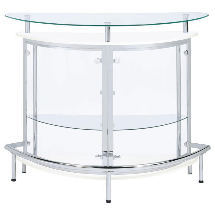 Amarillo - Freestanding Glass Top Home Bar Wine Cabinet - Simple Home Plus