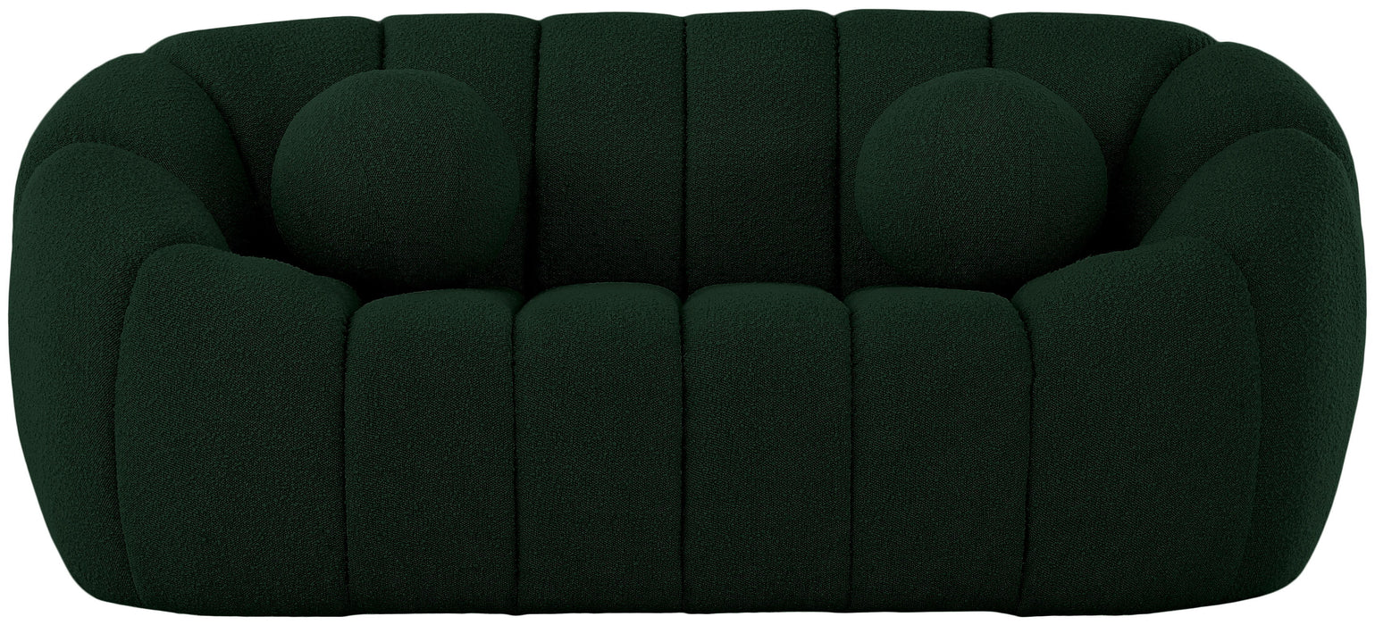 Elijah - Boucle Fabric Loveseat - Simple Home Plus