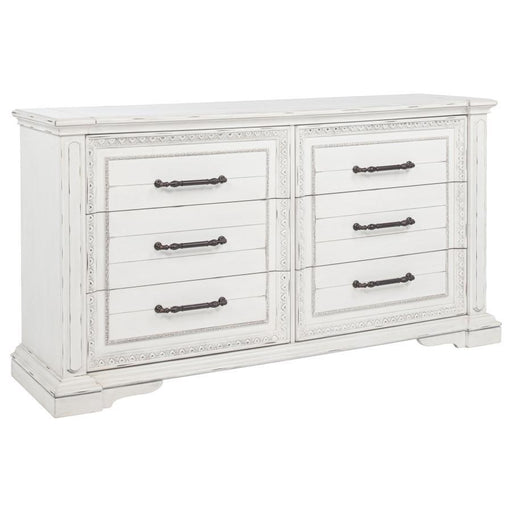 Mckinney - 6-Drawer Bedroom Dresser Cabinet - Simple Home Plus
