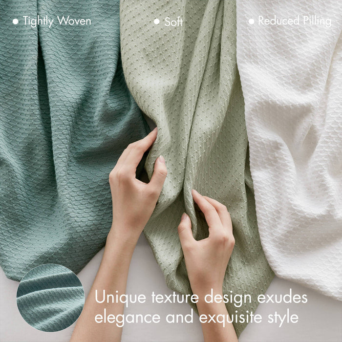 Egyptian Cotton - Full Blanket - Teal - Simple Home Plus