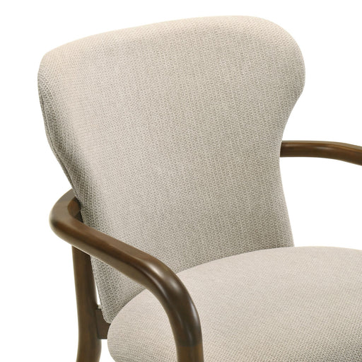 Klarissa - Dining Chair - Cream / Walnut - Simple Home Plus