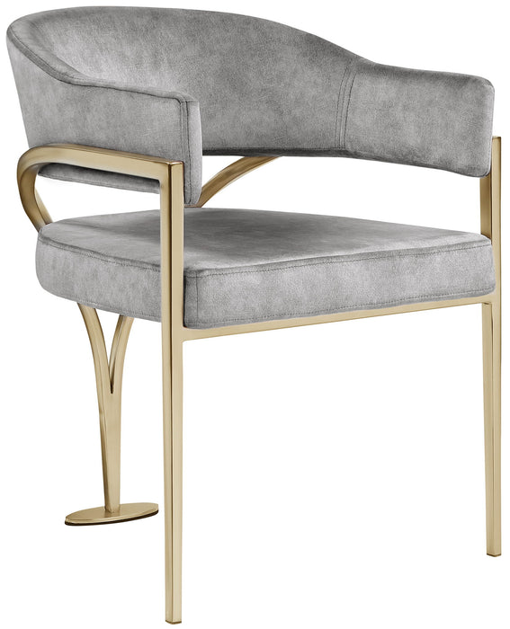 Madelyn - Dining Chair (Set of 2) - Brushed Brass - Simple Home Plus