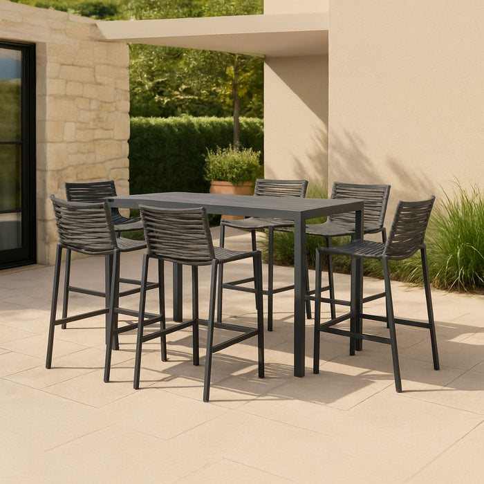 Maldives - Patio Rectangle Bar Table - Simple Home Plus