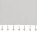Emilia - Lightweight Valance With Beads - Silver - Simple Home Plus