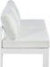 Nizuc - Outdoor Patio 2 Seat Armless Modular Sofa With White Frame - Simple Home Plus