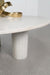 Astoria - Round Genuine Marble Coffee Table - White - Simple Home Plus