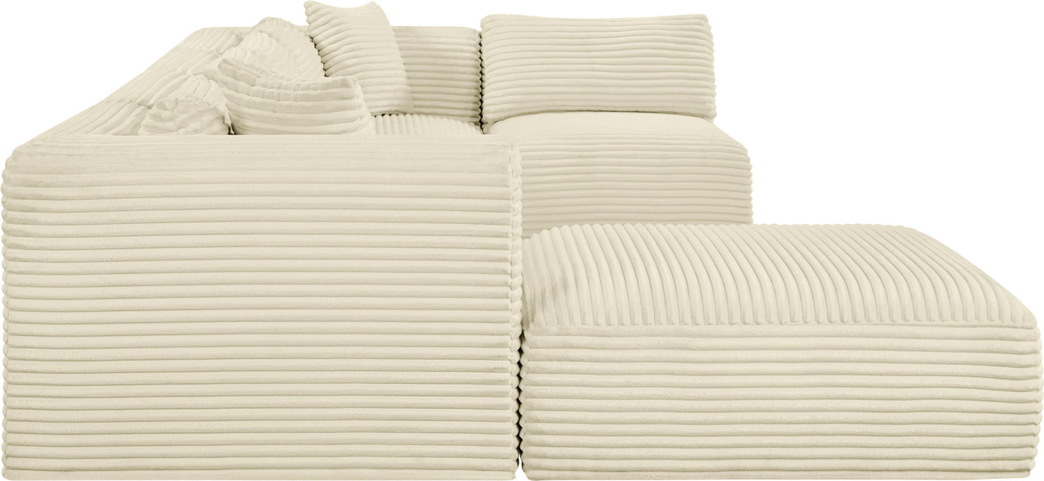 Shaggy - 6 Piece Modular U-Shaped Sectional - Simple Home Plus