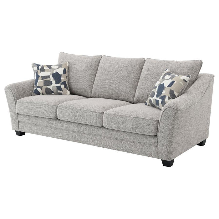 Tomkins - Boucle Upholstered Sofa - Light Gray - Simple Home Plus