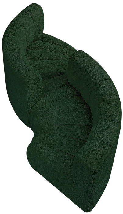 Arc - Boucle Fabric 4 Piece Curved Modular Sofa - Simple Home Plus