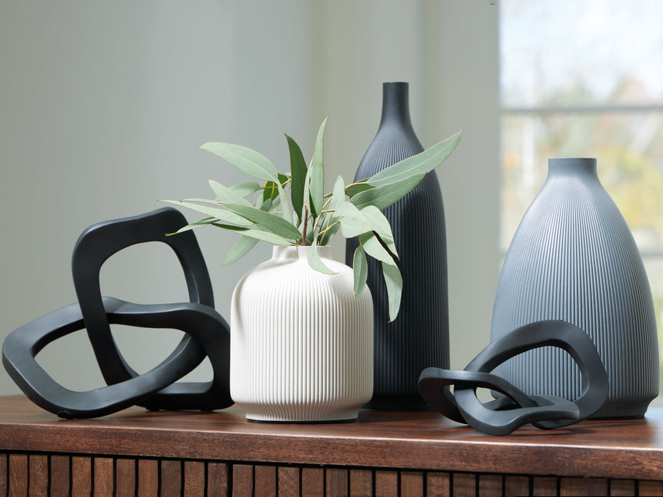 Leithick - Black / Tan / Gray - Accessory Set (Set of 5) - Simple Home Plus