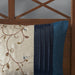 Serene - California King Embroidered Piece Comforter (Set of 7) - Navy - Simple Home Plus
