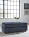 Albar Place - Cobalt - Oversized Accent Ottoman - Simple Home Plus